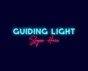 Generic Neon Shop logo design