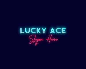 Generic Neon Shop logo design