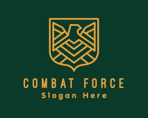 Eagle Military Badge logo