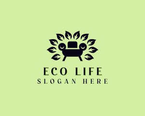 Eco Sofa Furniture logo design