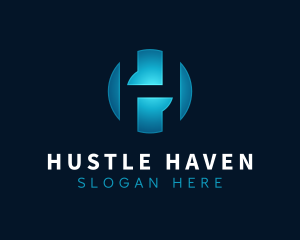 Startup Business Letter H logo design
