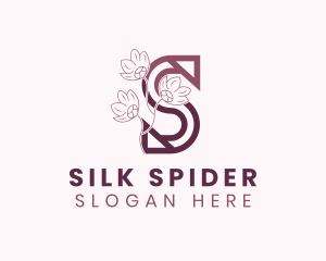 Floral Salon Letter S logo design