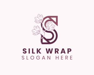 Floral Salon Letter S logo design