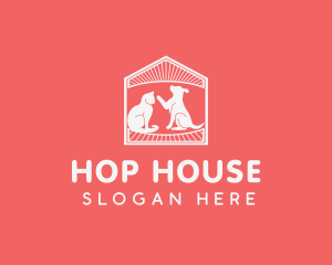 Cat Dog House logo design