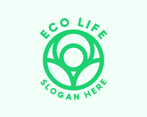 Eco Agriculture Farm logo design