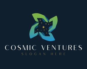 Star Cosmic Hand logo design