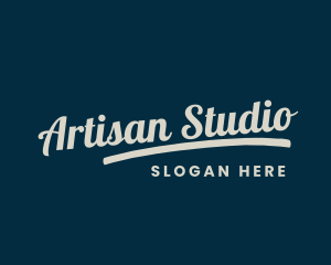 Urban Tilted Cursive logo design