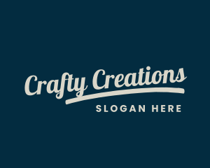 Urban Tilted Cursive logo design