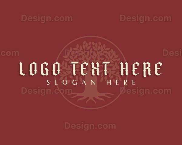 Luxury Tree Roots Logo