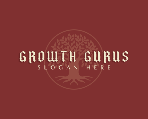 Luxury Tree Roots logo design