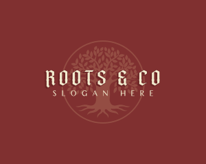 Luxury Tree Roots logo design