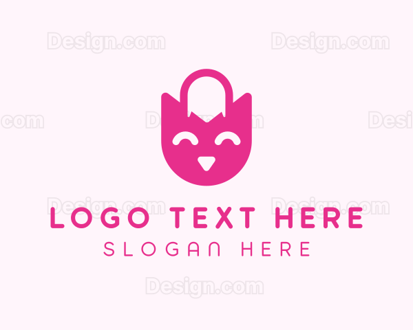 Smiling Shopping Bag Logo