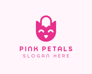 Smiling Shopping Bag logo design