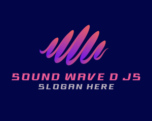 Music Wave Synthesizer logo design