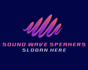 Music Wave Synthesizer logo design