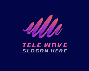 Music Wave Synthesizer logo design