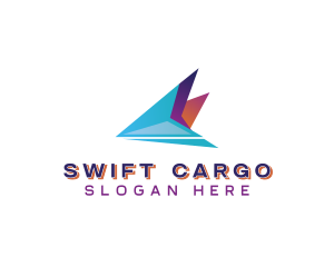 Plane Shipping Delivery logo
