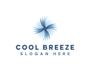 Cooling Hvac Ventilation logo design