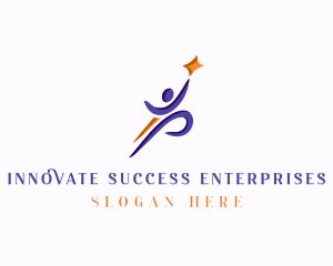 Human Leadership Success logo design