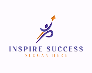 Human Leadership Success logo design