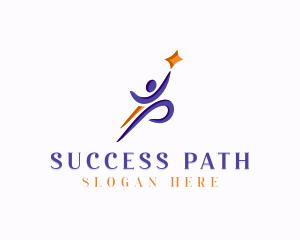 Human Leadership Success logo design