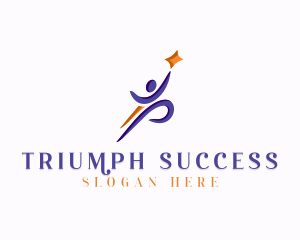 Human Leadership Success logo design