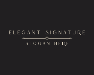 Luxury Minimalist Company logo design