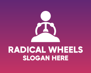 Steering Wheel Driver logo design