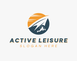 Outdoor Paragliding Adventure logo design