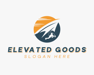 Outdoor Paragliding Adventure logo design