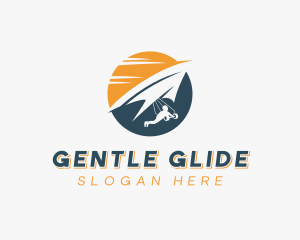 Outdoor Paragliding Adventure logo design