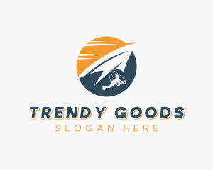 Outdoor Paragliding Adventure logo design