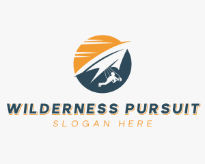 Outdoor Paragliding Adventure logo design