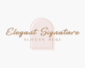 Elegant Feminine Chic Boutique logo design