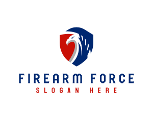 Eagle Security Shield  logo design