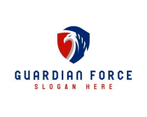 Eagle Security Shield  logo design