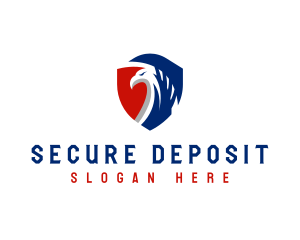 Eagle Security Shield  logo design