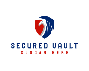 Eagle Security Shield  logo design