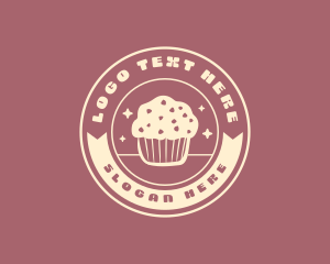 Quirky Cupcake Muffin Dessert logo