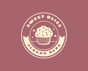 Quirky Cupcake Muffin Dessert logo design