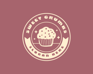 Quirky Cupcake Muffin Dessert logo design