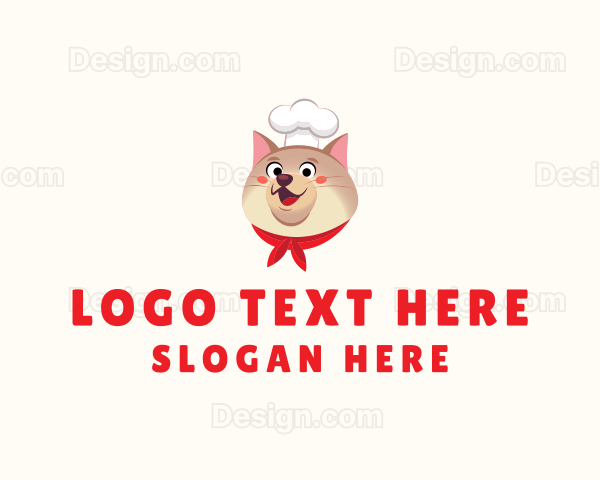 Chef Pet Dog Logo