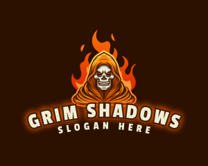 Grim Reaper Fire logo design