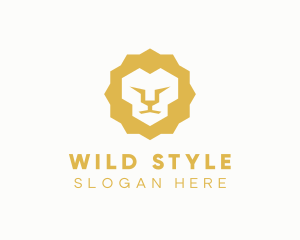 Wild Lion Animal logo design