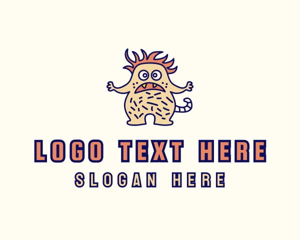 Hairy logo example 1