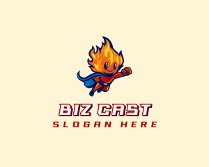 Superhero Flame Boy logo