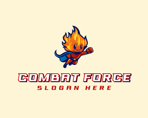 Superhero Flame Boy logo