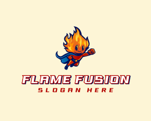 Superhero Flame Boy logo