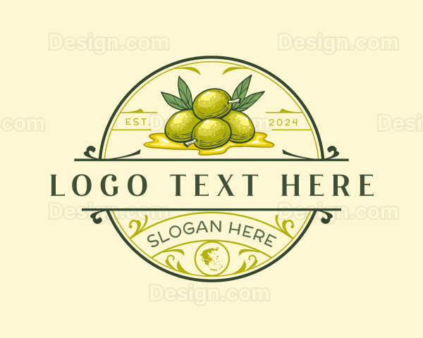 Greece Olive Oil Logo