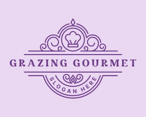 Fancy Chef Toque Dining logo design